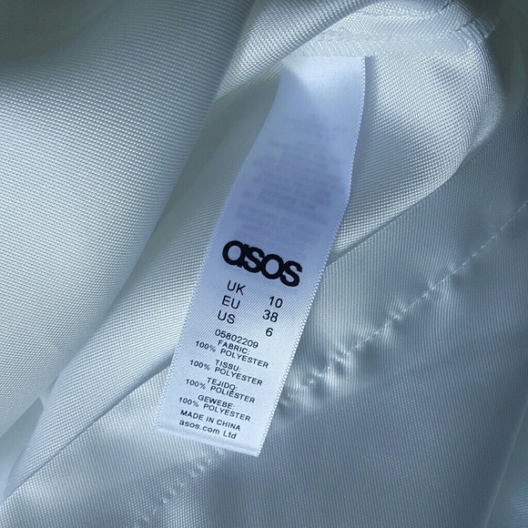 ASOS WHITE Sleeveless Top With Frill - Picture 5 of 6